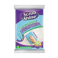 Scrub Shine Sponge Cloth 1pcs